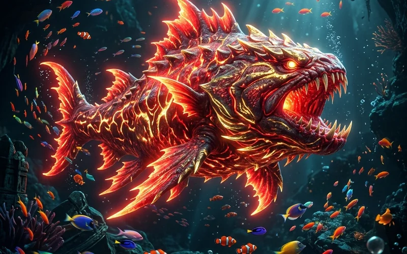 Boss cá 3D khổng lồ