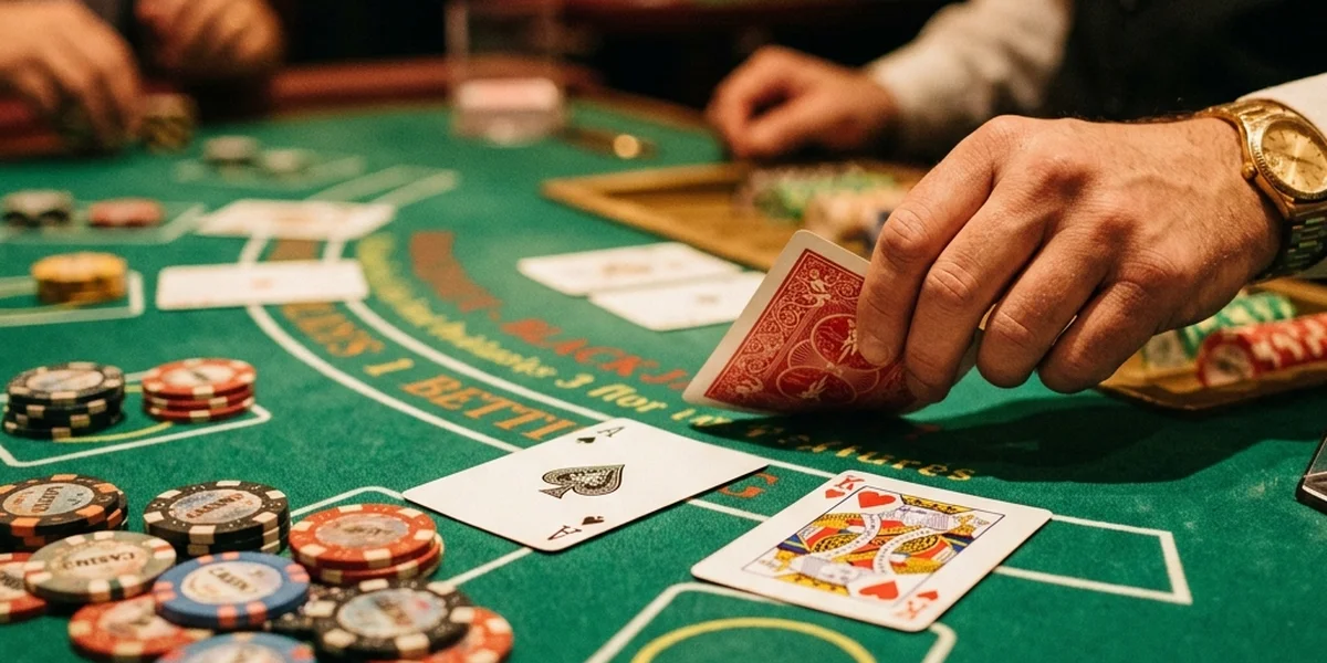 Bàn Blackjack 68VIP với lá Ace và King