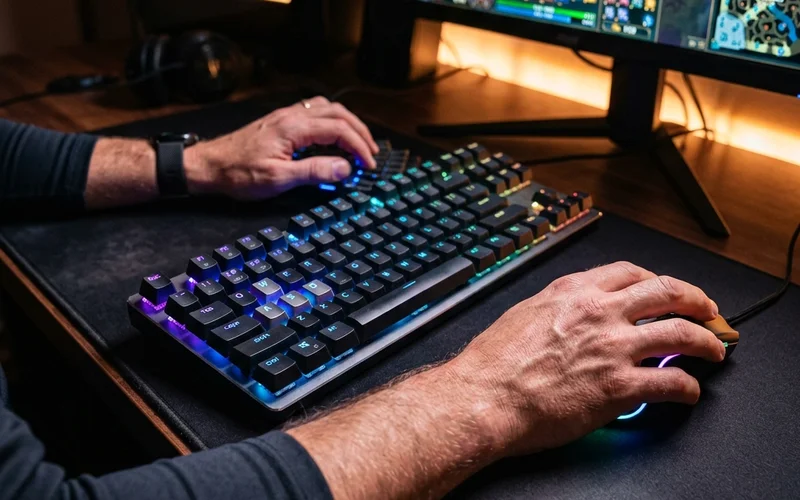Esports gaming setup chuyên nghiệp
